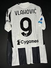 Maglia Juventus Vlahovic Match worn indossata unwashed 2024-25 porte Adidas