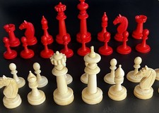 Antico set scacchi Bone