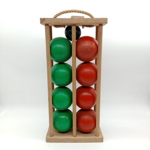 Set bocce vintage legno - bocce,