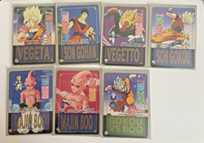 Dragon Ball Z Bandai Carddass 7 Carte Originali Japan 1995  saga Androidi e Cell