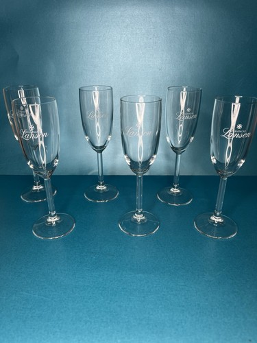 Lanson champagne flutes - lanson, x