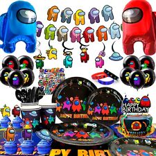 Among·Us Geburtstag Party festa decorazione bambini compleanno piatti carta