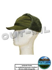 Cappello invernale imbottito con paraorecchi in robusto cotone Esercito Svedese