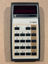 Texas Instruments TI-1200 Calcolatrice Originale Vintage - Per Ricambi