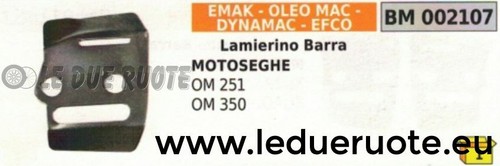 Lamierino barra motosega emak - barra,