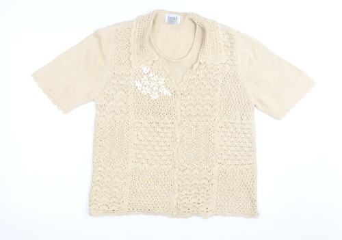 Teddi cardigan donna beige - beige, con