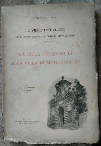 Ville tusculane quintili - tusculane, (quintili