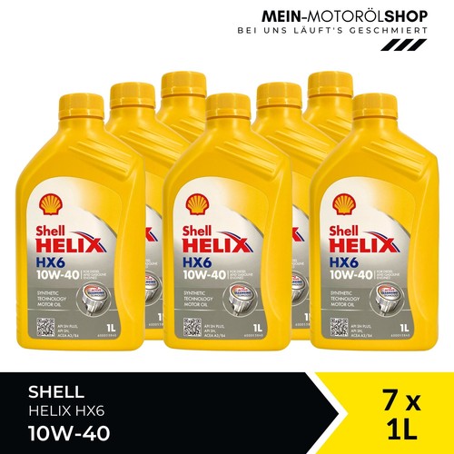 Olio motore shell - shell, hx6