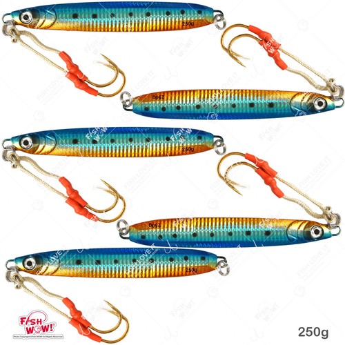 5pcs 9oz pesca 250g verticale - 250g,