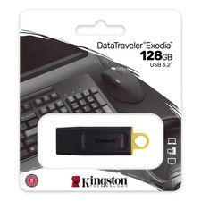 Pendrive usb 128gb kingston - pendrive,