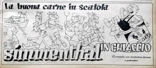 Jacovitti strip pubblicità - strip,