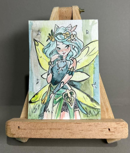 Aceo acquerello originale ooak - aceo,