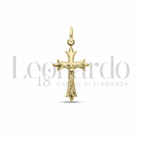 Ciondolo crocifisso oro giallo - ciondolo,
