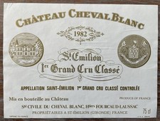 Étiquette Château Cheval