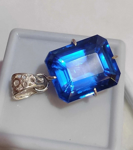 Ciondolo argento 925 - 925, smeraldo