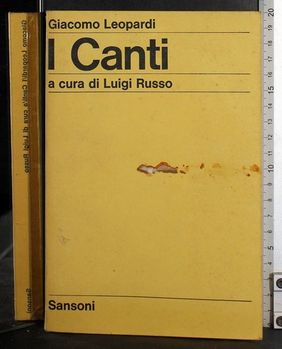 Canti giacomo leopardi - i,