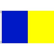 BANDIERA BLU E GIALLO 90x60cm