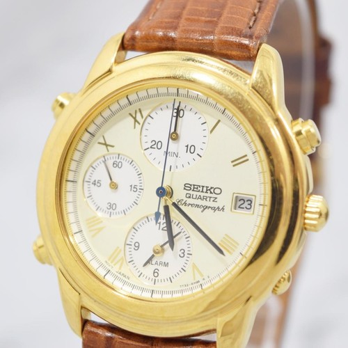Seiko chronograph alarm - seiko,