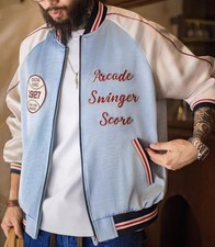 Cardigan uomo ricamato Sukajan