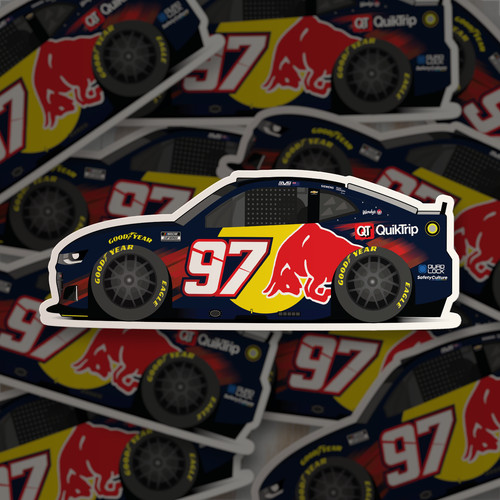 Adesivo 2026 nascar shane - nascar, van