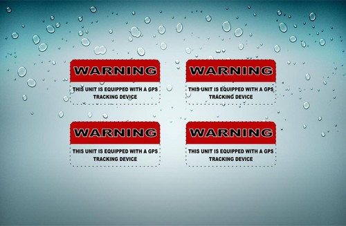 Sticker adesivo adesivi gps - 4x,