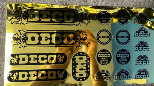 Deco bmx foglio adesivo - foglio, 18