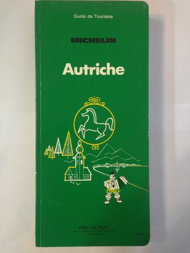 Guide vert michelin autriche - guide,