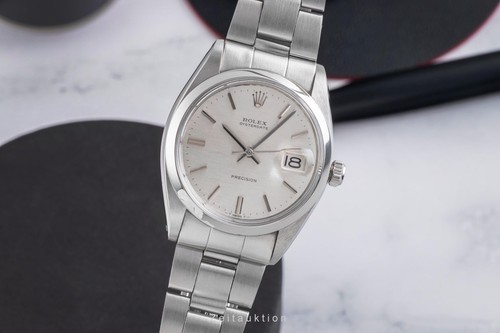 Rolex oysterdate silver dial - rolex,