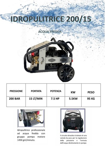 Idropulitrice professionale - idropulitrice,