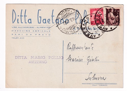P00598 cartolina commerciale - -,