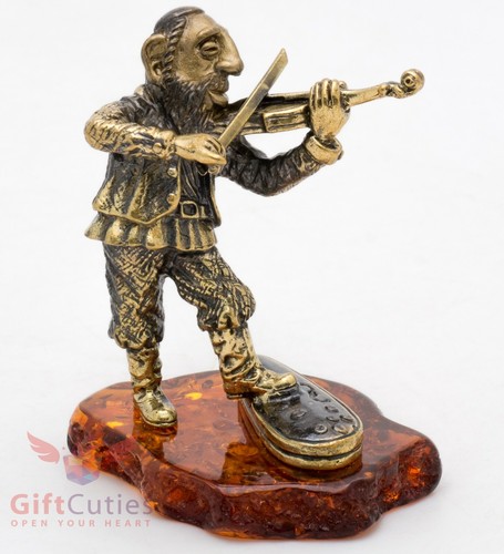Statuina ottone massiccio - statuina,
