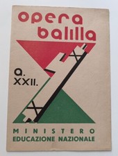 Pagella Opera Balilla 1943