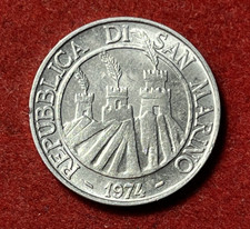 San Marino 10 Lire 1974 UNC