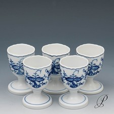 5 portauovo Meissen in decoro