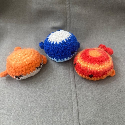 Set peluche all uncinetto - peluche, all'uncinetto