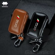 Custodia, Portachiavi Per Fiat 500  In Pelle .