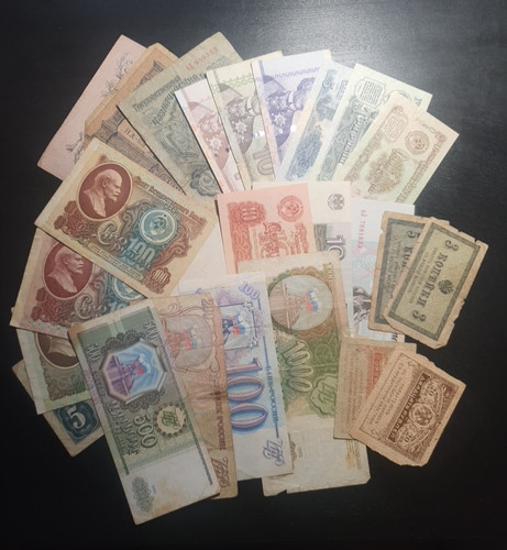 Lotto banconote worldwide - banconote,