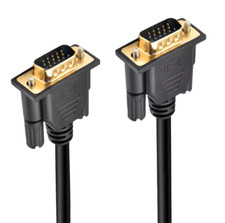 3 m Cavo VGA a VGA, Cavo VGA placcato oro per monitor proiettori, HDTV, laptop