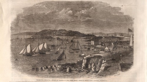 Stampa antica plymouth - stampa,