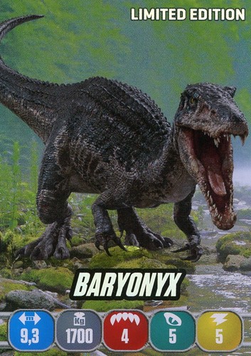 Limitierte karte baryonyx - 3,