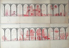 2 grandi disegni originali a