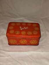 Scatola di latta d'epoca SARTORI  per bustine vanillina vintage da collezione