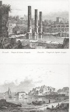 POZZUOLI , incisione del 1837