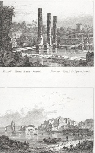 Pozzuoli incisione del - incisione,