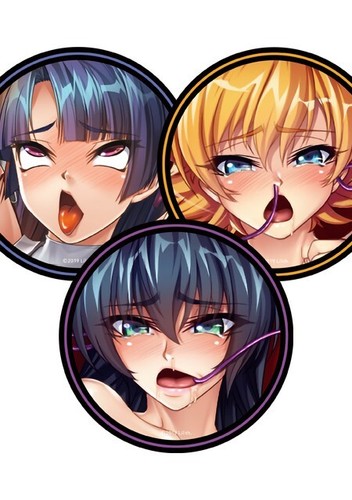 Taimanin asagi zero ahegao set - taimanin,