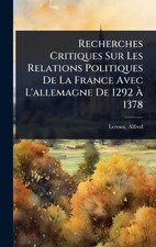 LeRoux Alfred 1 Recherches