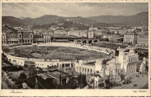 Cartolina stadio ingresso - stadio,