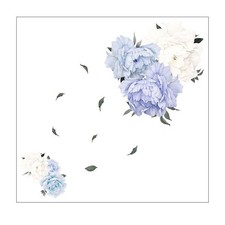 1 Foglio Adesivo Murale Peonia