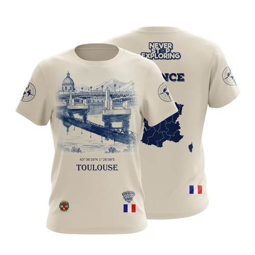 Shirt grafica vintage - t-shirt, tolosa