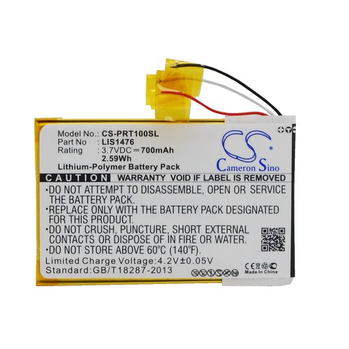 Batteria per sony - per, prs-t1